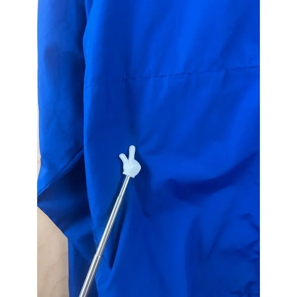 Eddie‎ Bauer Blue Hooded Windbreaker Jacket Men’s XL Lightweight Zip Up